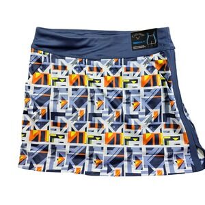 Callaway Golf‎ Skort Women Medium Multi Color TrueSculpt Opti-Dri UPF 50 Tennis